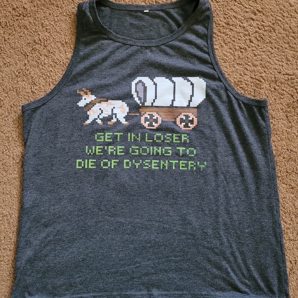 Gray Oregon Trail Tank Top
